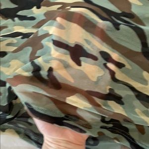 Forever 21 Tops - See through camo top Forever 21 Tops - See through camo top
